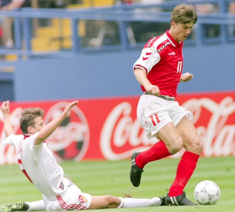 Football. UEFA EURO 1996. Turkey - Denmark. 19.06.1996