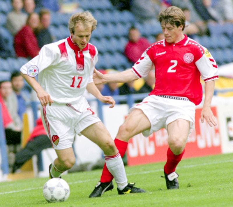 Football. UEFA EURO 1996. Turkey - Denmark. 19.06.1996