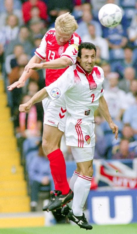 Football. UEFA EURO 1996. Turkey - Denmark. 19.06.1996