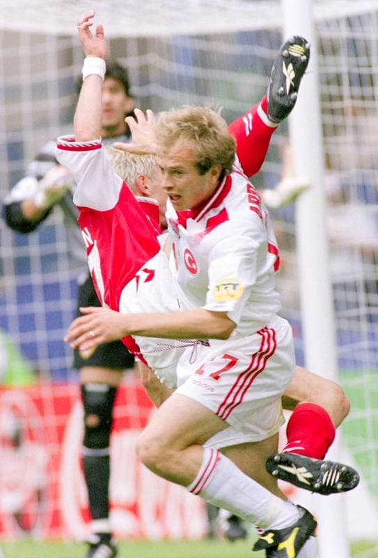 Football. UEFA EURO 1996. Turkey - Denmark. 19.06.1996