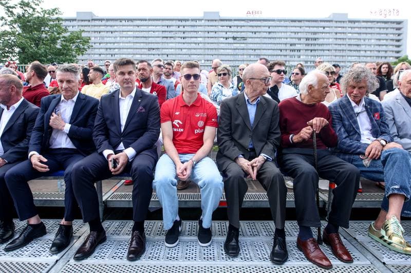 Volleyball. Aleja Gwiazd Siatkowki. Unveiling of commemorative plaques. 22.05.2026