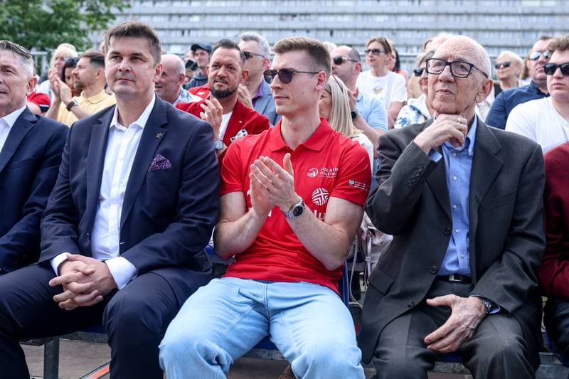 Volleyball. Aleja Gwiazd Siatkowki. Unveiling of commemorative plaques. 22.05.2026