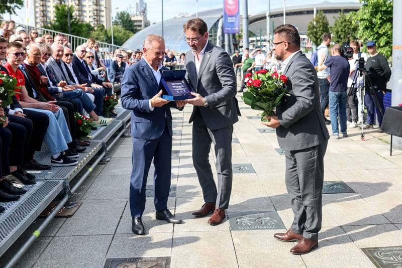 Volleyball. Aleja Gwiazd Siatkowki. Unveiling of commemorative plaques. 22.05.2026
