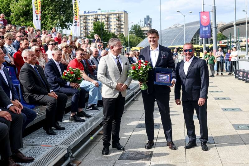Volleyball. Aleja Gwiazd Siatkowki. Unveiling of commemorative plaques. 22.05.2026