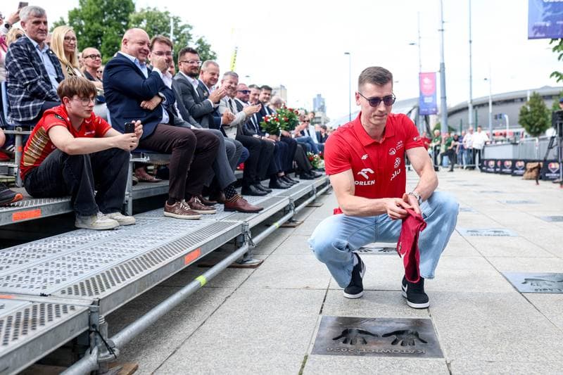 Volleyball. Aleja Gwiazd Siatkowki. Unveiling of commemorative plaques. 22.05.2026