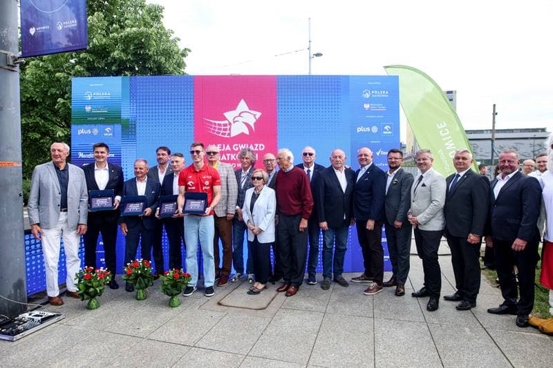 Volleyball. Aleja Gwiazd Siatkowki. Unveiling of commemorative plaques. 22.05.2026