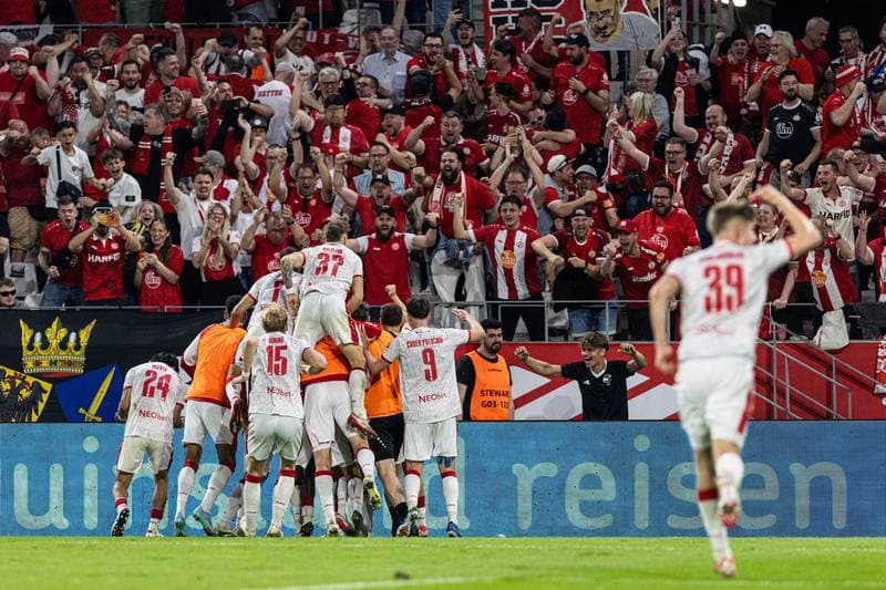 Football. 2.Bundesliga. Rot-Weiss Essen - SpVgg Greuther Furth. 22.05.2026