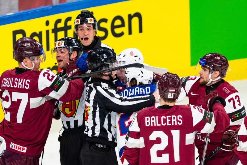 Ice Hockey. IIHF Ice Hockey World Championship. Latvia - United States. 23.05.2026