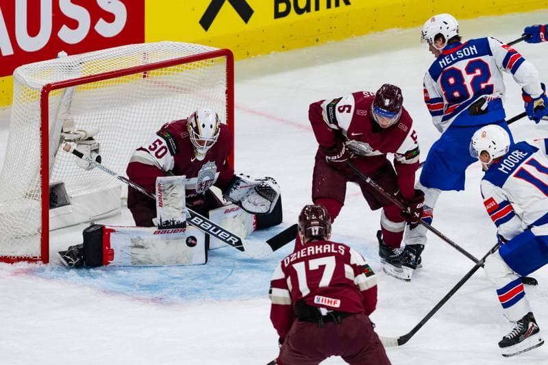 Ice Hockey. IIHF Ice Hockey World Championship. Latvia - United States. 23.05.2026