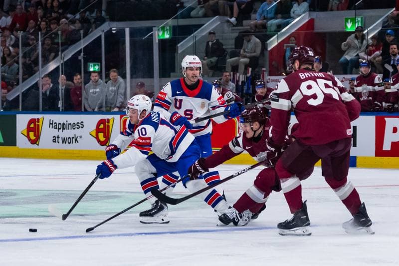 Ice Hockey. IIHF Ice Hockey World Championship. Latvia - United States. 23.05.2026