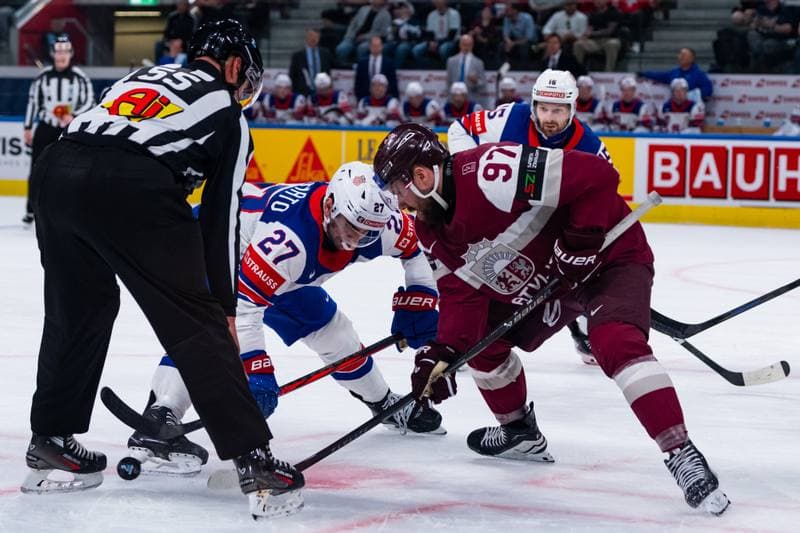 Ice Hockey. IIHF Ice Hockey World Championship. Latvia - United States. 23.05.2026