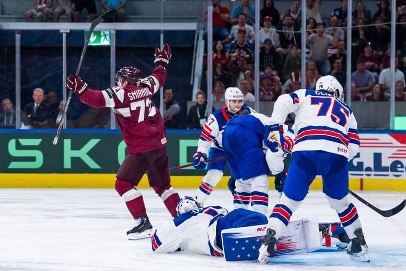Ice Hockey. IIHF Ice Hockey World Championship. Latvia - United States. 23.05.2026