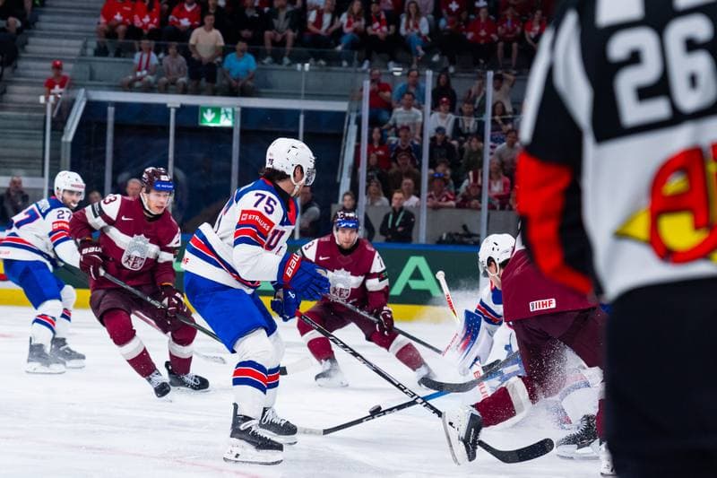 Ice Hockey. IIHF Ice Hockey World Championship. Latvia - United States. 23.05.2026