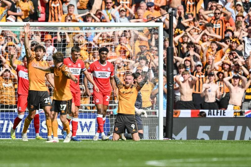 Football. Sky Bet Championship. Hull City - Middlesbrough. 23.05.2026
