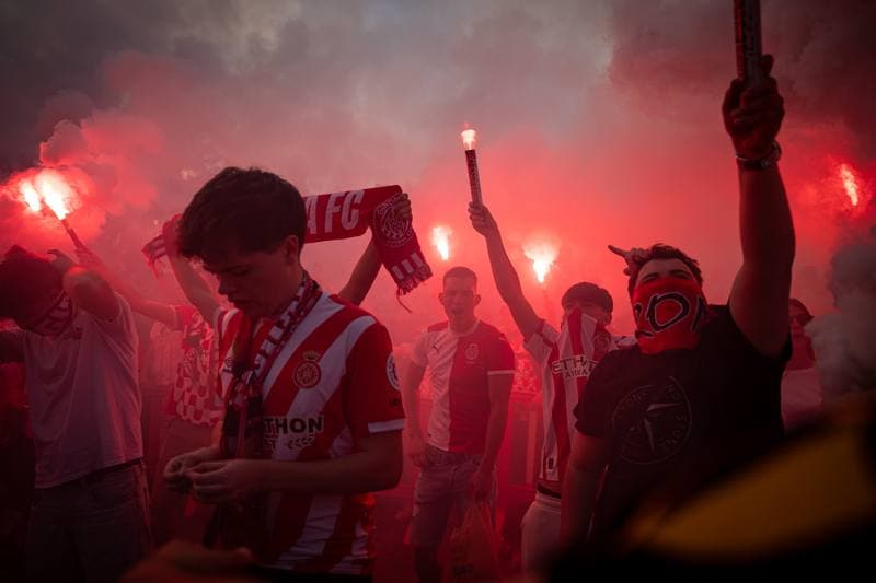 Football. La Liga. Girona FC - Elche CF. 16.03.2026