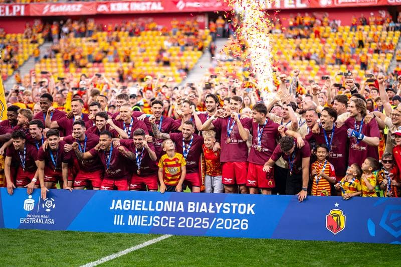 Football. PKO BP Ekstraklasa. Jagiellonia Bialystok - Zaglebie Lubin. 23.05.2026