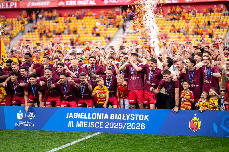 Football. PKO BP Ekstraklasa. Jagiellonia Bialystok - Zaglebie Lubin. 23.05.2026
