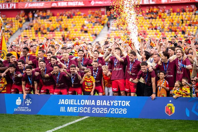 Football. PKO BP Ekstraklasa. Jagiellonia Bialystok - Zaglebie Lubin. 23.05.2026