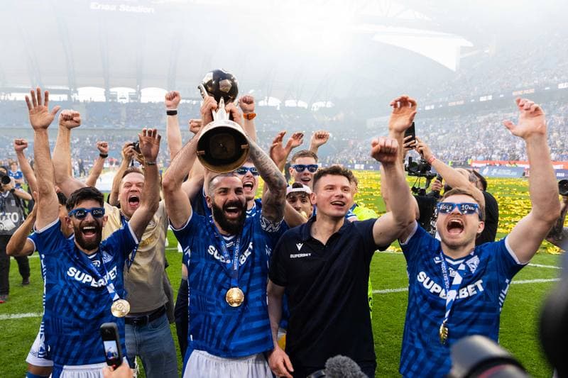 Football. PKO BP Ekstraklasa. Lech Poznan - Wisla Plock. 23.05.2026