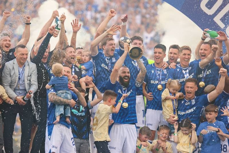 Football. PKO BP Ekstraklasa. Lech Poznan - Wisla Plock. 23.05.2026