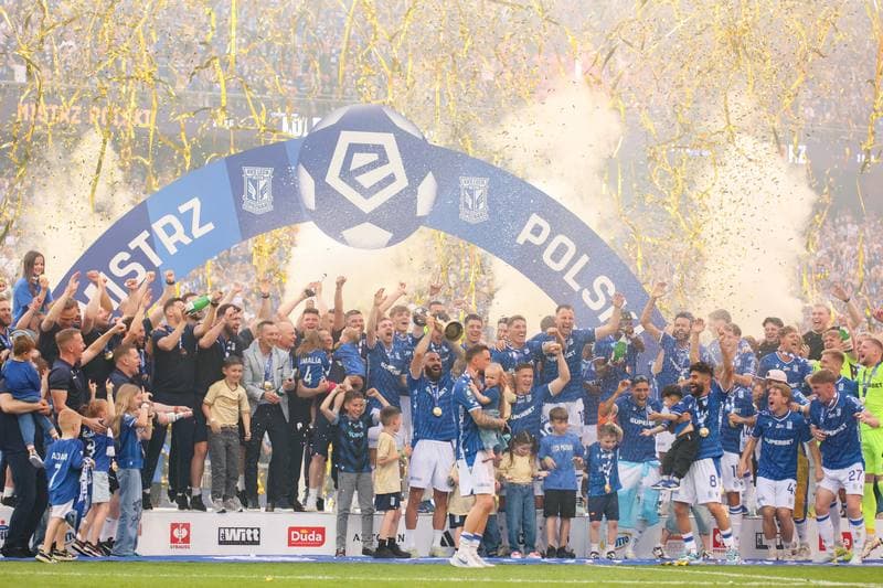 Football. PKO BP Ekstraklasa. Lech Poznan - Wisla Plock. 23.05.2026