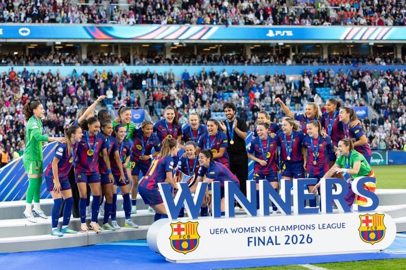 Football. UEFA Women's Champions League Final. Barcelona - OL Lyonnes. 23.05.2026