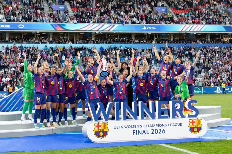 Football. UEFA Women's Champions League Final. Barcelona - OL Lyonnes. 23.05.2026