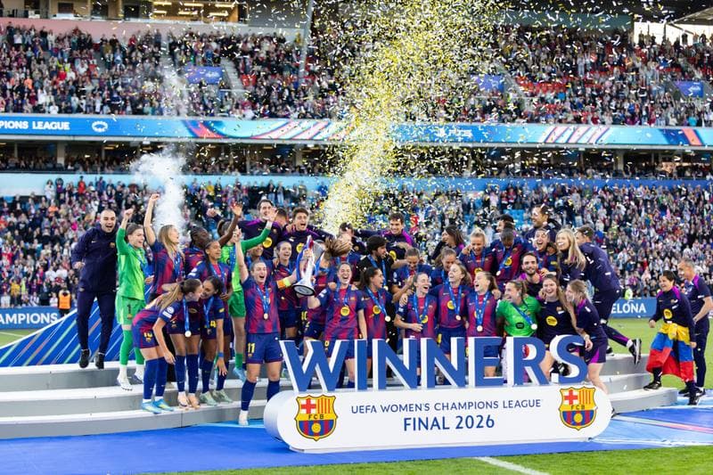 Football. UEFA Women's Champions League Final. Barcelona - OL Lyonnes. 23.05.2026