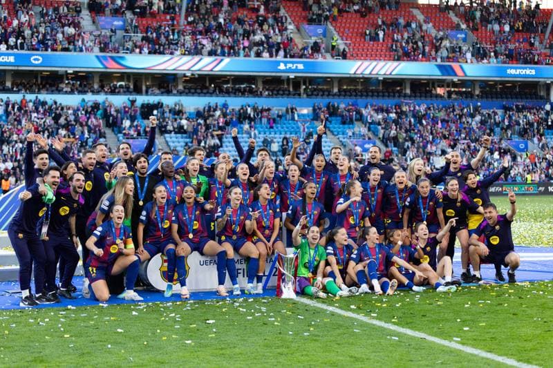 Football. UEFA Women's Champions League Final. Barcelona - OL Lyonnes. 23.05.2026