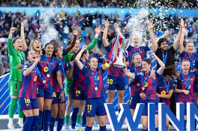 Football. UEFA Women's Champions League Final. Barcelona - OL Lyonnes. 23.05.2026