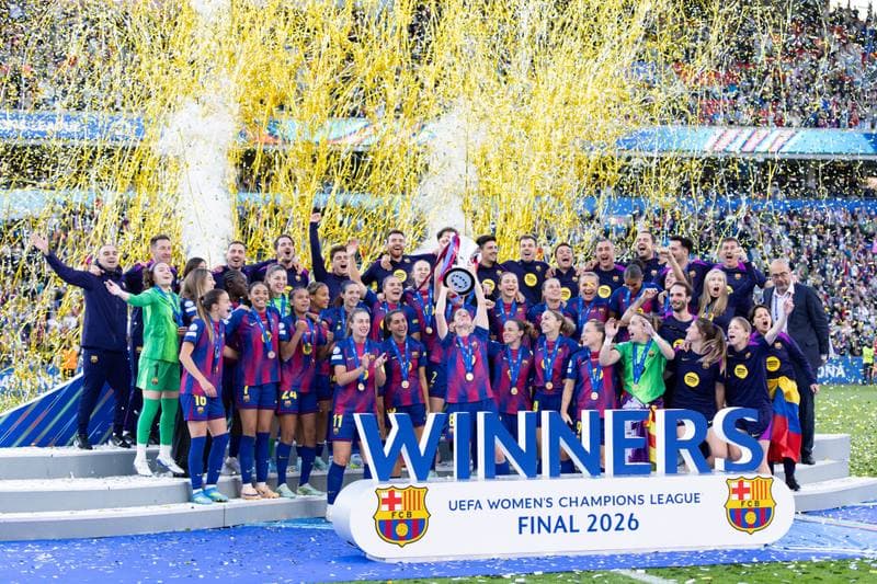 Football. UEFA Women's Champions League Final. Barcelona - OL Lyonnes. 23.05.2026