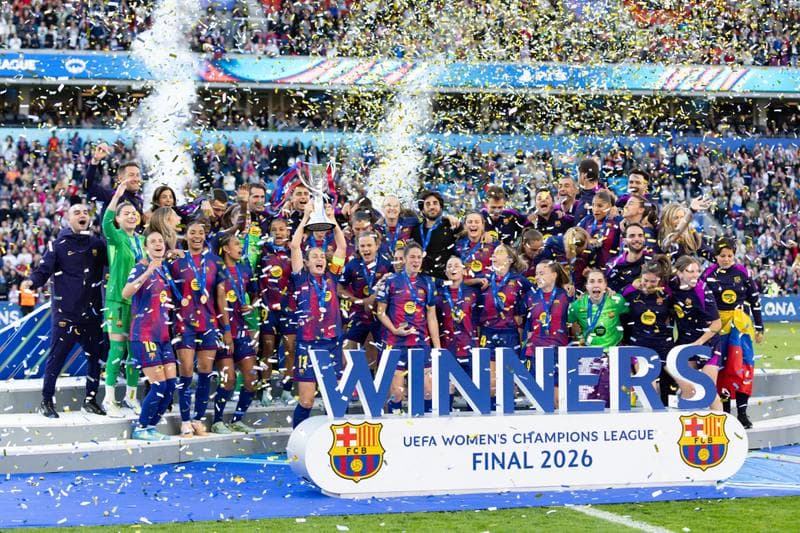 Football. UEFA Women's Champions League Final. Barcelona - OL Lyonnes. 23.05.2026
