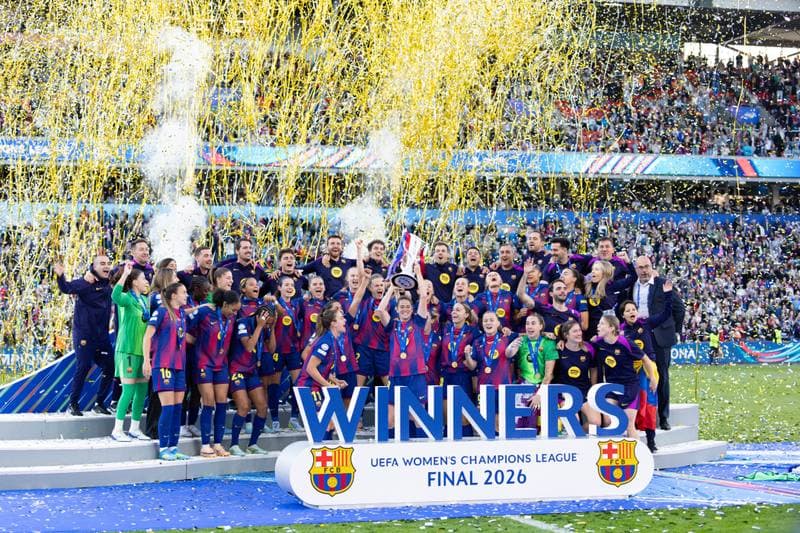Football. UEFA Women's Champions League Final. Barcelona - OL Lyonnes. 23.05.2026