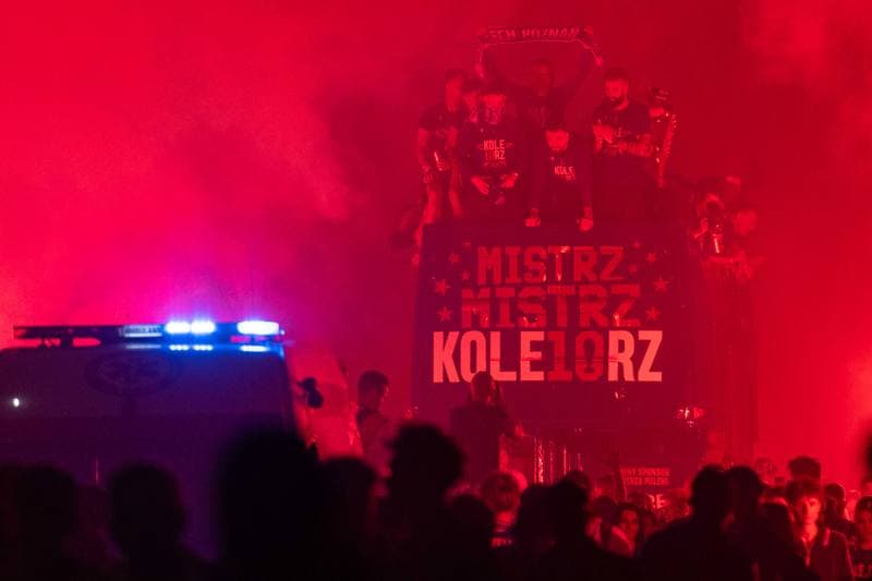 Football. Lech Poznan. Championship Celebration. 23.05.2026