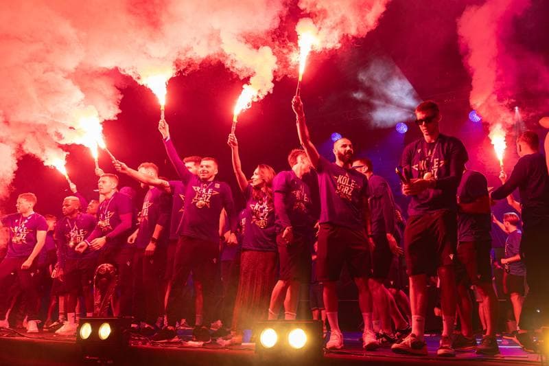 Football. Lech Poznan. Championship Celebration. 23.05.2026
