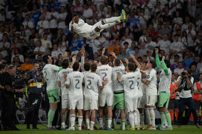 Football. Real Madrid. Farewell of Dani Carvajal and Alaba. 23.05.2026
