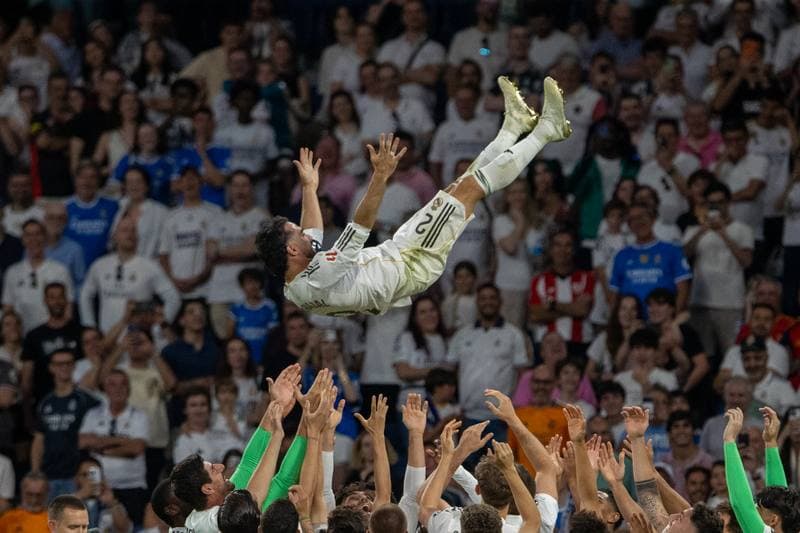 Football. Real Madrid. Farewell of Dani Carvajal and Alaba. 23.05.2026