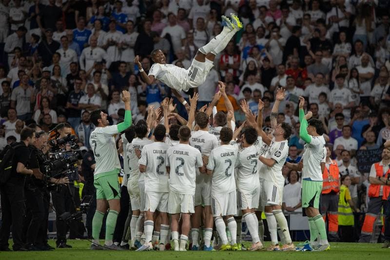Football. Real Madrid. Farewell of Dani Carvajal and Alaba. 23.05.2026