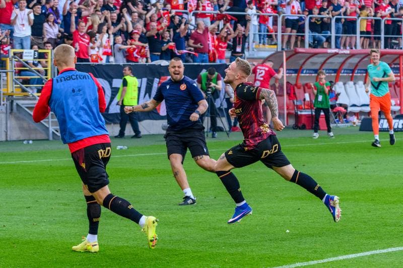 Football. PKO BP Ekstraklasa. Widzew Lodz - Piast Gliwice. 23.05.2026