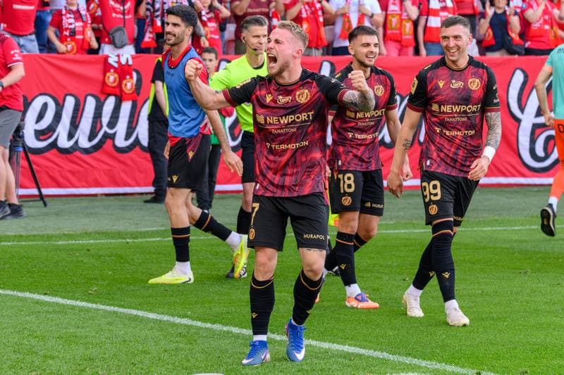 Football. PKO BP Ekstraklasa. Widzew Lodz - Piast Gliwice. 23.05.2026