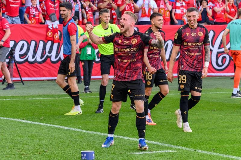 Football. PKO BP Ekstraklasa. Widzew Lodz - Piast Gliwice. 23.05.2026