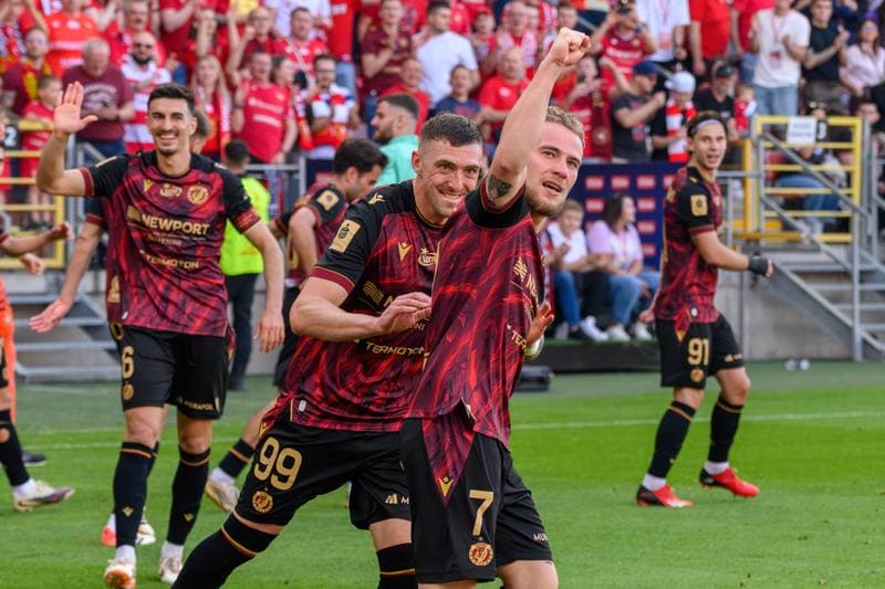 Football. PKO BP Ekstraklasa. Widzew Lodz - Piast Gliwice. 23.05.2026