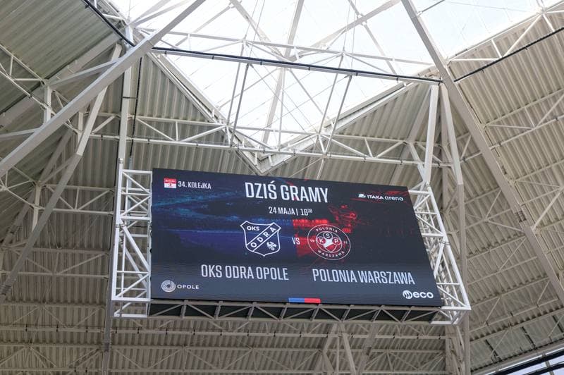 Football. Betclic I liga. Odra Opole - Polonia Warszawa. 24.05.2026