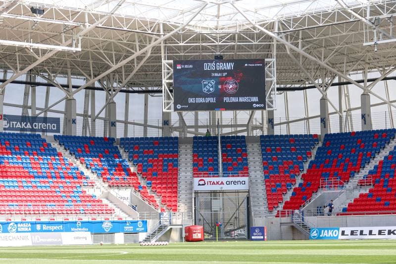 Football. Betclic I liga. Odra Opole - Polonia Warszawa. 24.05.2026