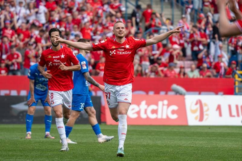 Football. Betclic 1. Liga. Wisla Krakow - Pogon Siedlce. 24.05.2026