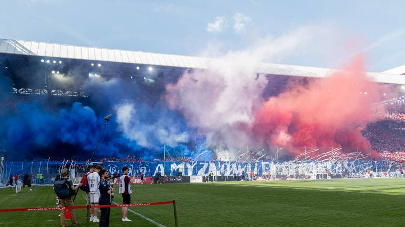 Football. Betclic 1. Liga. Wisla Krakow - Pogon Siedlce. 24.05.2026