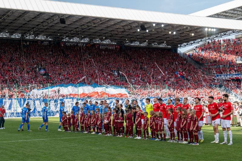 Football. Betclic 1. Liga. Wisla Krakow - Pogon Siedlce. 24.05.2026