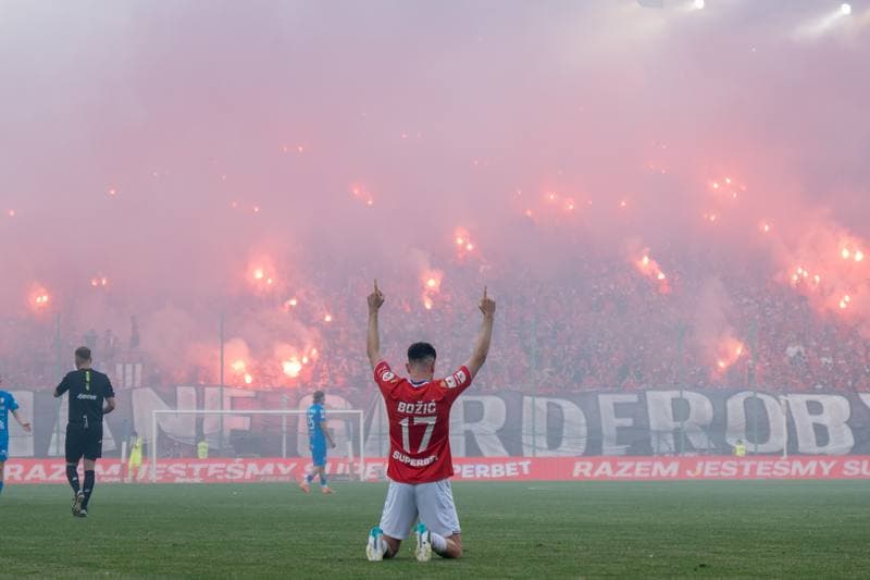 Football. Betclic 1. Liga. Wisla Krakow - Pogon Siedlce. 24.05.2026