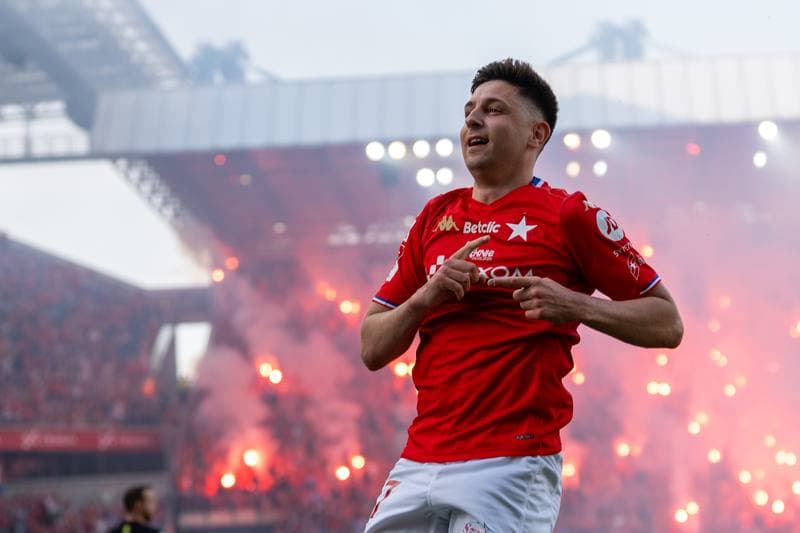 Football. Betclic 1. Liga. Wisla Krakow - Pogon Siedlce. 24.05.2026