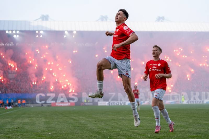 Football. Betclic 1. Liga. Wisla Krakow - Pogon Siedlce. 24.05.2026